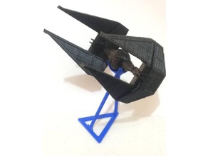 tie interceptor models first try geek star wars 3d print model - Mito3D