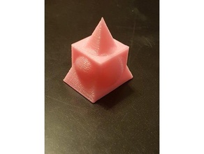 cubospheramid sculture cubo geometrica piramide le forme sfera 3d print model - Mito3D