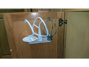 kitchenaid attachment holder organization 3d print model - Mito3D