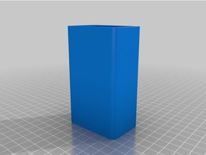 arredondado caixa de cabo remoto recipientes personalizado 3d print model - Mito3D
