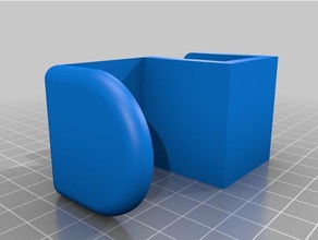 support de casque ikea bureau l'organisation 3d print model - Mito3D