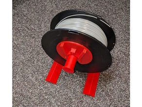 spool keeper 3d printer accessories clip filament-spool filament guide holder 3d print model - Mito3D