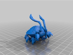 scuttle crab Modelle Krabbe Liga league legends Legenden der Miniatur Modell 3d print model - Mito3D
