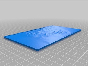 my customized lithopane2 2d art 3d print model - Mito3D