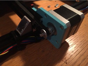 tronxy x3 spare y motor mount 3d printer parts 3d print model - Mito3D