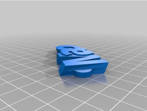 marco Schlüsselanhänger kundengebundene 3d print model - Mito3D