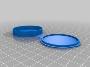 my customized case round containers 3d print model - Mito3D