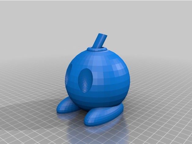 bomb omb 3d printing mario nintendo 3D print model - Mito3D