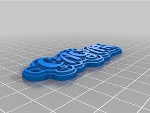 cagan keychain keychains customized 3d print model - Mito3D
