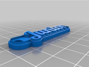 junior Anahtarlık özelleştirilmiş 3d print model - Mito3D