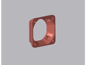 50-mm-axial-Lüfter 40 mm axial fan reducer 3d Drucker Zubehör 40-mm-Lüfter 50-mm-Lüfter 3d print model - Mito3D
