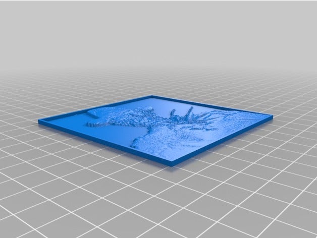meine angepasste lithophane freddy 2 2d-Kunst kundengebundene 3D print model - Mito3D