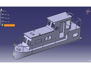 la barca giocattolo & accessori di gioco bateau 3d print model - Mito3D