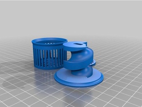 idromassaggio totale dei capelli catcher bagno vasca di scarico cattura 3d print model - Mito3D