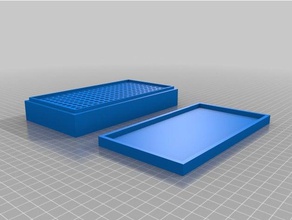 my customized parametric stackable ammo box lid 22 lr can hold 400 sport & outdoors 3d print model - Mito3D
