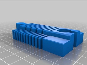 flessibile binari del treno 8cm giocattolo & accessori di gioco su misura 3d print model - Mito3D