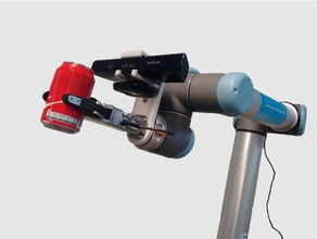 montagem de câmera do kinect ur robô robótica suporte o ur10 xbox 3d print model - Mito3D
