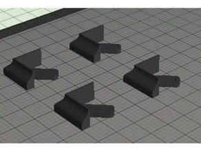 ctc impresora 3d esquina soporte de la placa vidrio La impresión en 3d print model - Mito3D