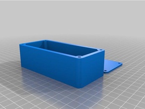sonoff du couvercle de la boîte trous vis le bricolage personnalisé 3d print model - Mito3D