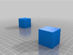 2 blocs de test refroidissement d'impression L'impression 3d 3d print model - Mito3D