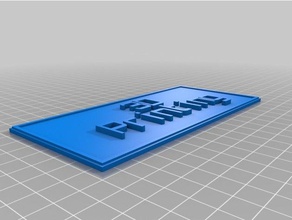 printing signs & logos customized 3d print model - Mito3D