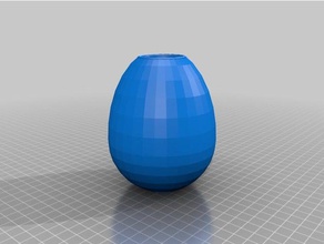 nest egg piggy bank solid & voronoi household 3d print model - Mito3D