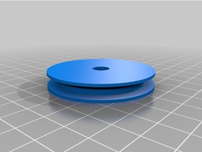 idler pulley 8mm bore household customized 3d print model - Mito3D