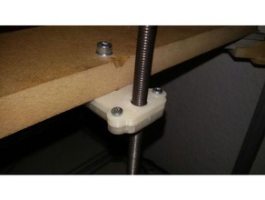 quadrap impresora tornillo guía de conversión Impresora 3d las piezas 3d print model - Mito3D