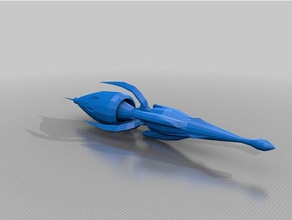 freelancer navio de guerra nômade jogos vídeo espaço nave espacial 3d print model - Mito3D