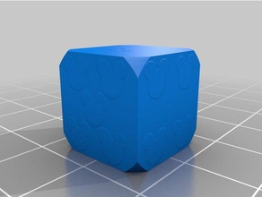 ratón cabezas de los dados personalizado 3d print model - Mito3D