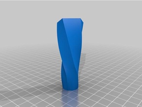 twisted beer tap handle diy 3d print model - Mito3D