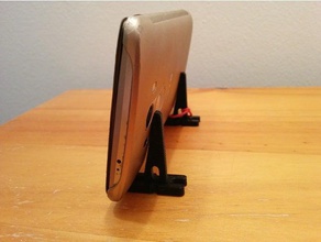 tasca telefono stand cellulare piccola 3d print model - Mito3D