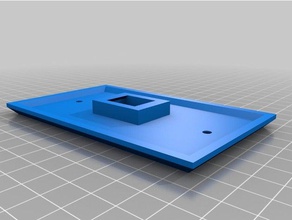 my customized wally -1 hole keystone household 3d print model - Mito3D