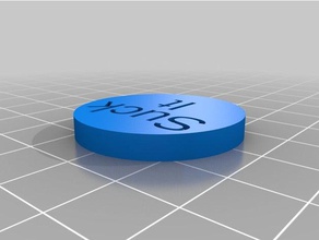 chupar moedas e selos personalizado 3d print model - Mito3D