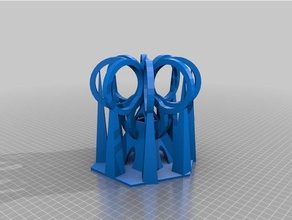 el diseño futurista de la tumba 150 mm v2 La impresión en 3d memorial 3d print model - Mito3D