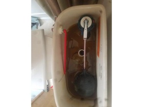 sterling tanque del inodoro de la palanca reemplazo cuarto baño 3d print model - Mito3D