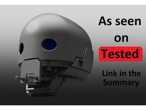 k2so inspired head model robots darth droid robot starwars star wars stormtrooper toy toys 3d print model - Mito3D