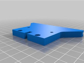 3d slash cadre du récepteur plateau 90mm v15 3d print model - Mito3D