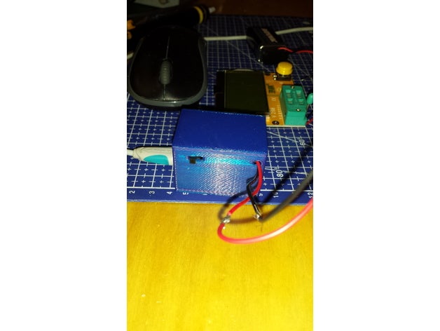 batería de lipo pack micro usb recargable partes caja la extractor humos 3D print model - Mito3D