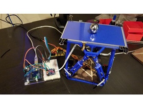 6dof v2 la robotica arduino stewart piattaforma 3d print model - Mito3D