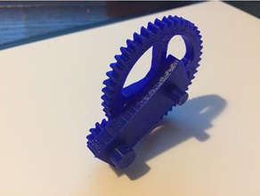 spur gears hole print test 3d printing tests 3d print model - Mito3D