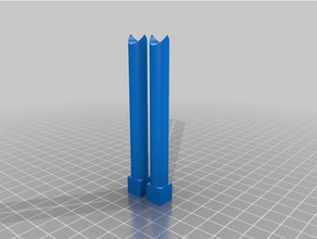 my customized z axis alignment posts 3d printer accessories 3d print model - Mito3D