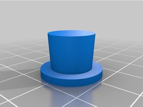 meeple top hat accessories customized 3d print model - Mito3D