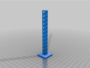 petg abs temp tower 5deg steps 210-265 3d printing tests customized 3d print model - Mito3D