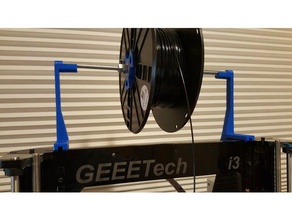 geeetech filament rulo 3d yazıcı aksesuarları tutucu biriktirme i3 geetech 3d print model - Mito3D