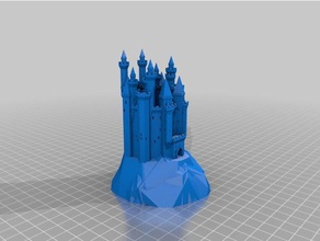 el castillo de caitlin las estructuras edificios personalizado 3d print model - Mito3D