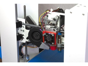 printrbot jugar ventilador de montaje Impresora 3d las piezas soplador del el monte 3d print model - Mito3D