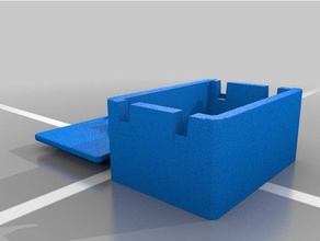 einfache step-down-Wandler Fall - Elektronik 3d print model - Mito3D