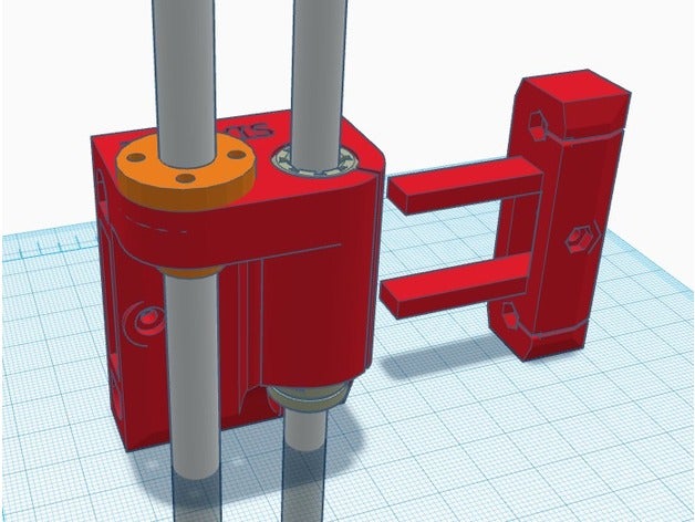 ei9ht - versão antiga a8 direita do eixo z Impressora 3d de peças 3D print model - Mito3D