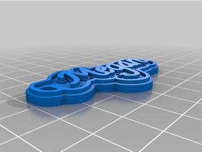 megan keychains customized 3d print model - Mito3D